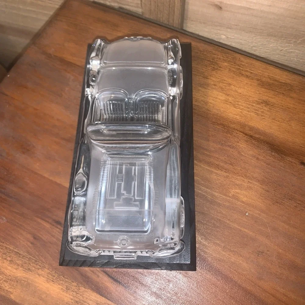 1959 Hofbauer Corvette Glass Frosted Crystal Car Model 7